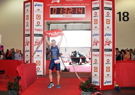 Jodie London Triathlon win